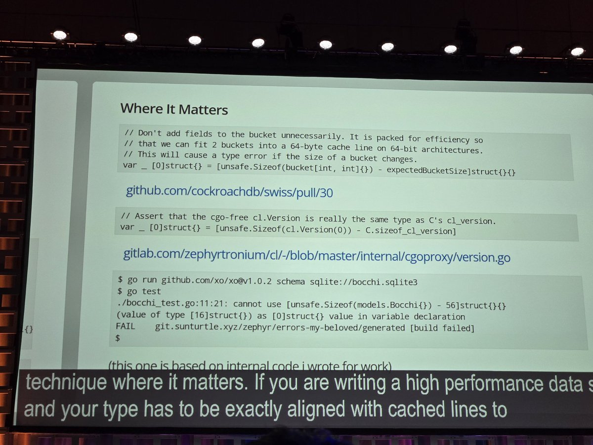 Next up: using assertions to make sure that if a program is wrong it doesn't compile. #GophersUnite
