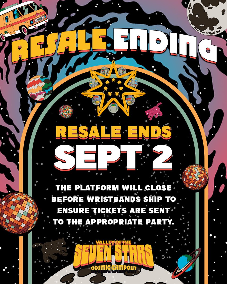 sevenstarsfest's tweet photo. Wristbands will be shipping shortly, and the official Seven Stars Festival resale page closes soon! Now's your chance to lock in those plans. https://t.co/1f4O2pwZgi