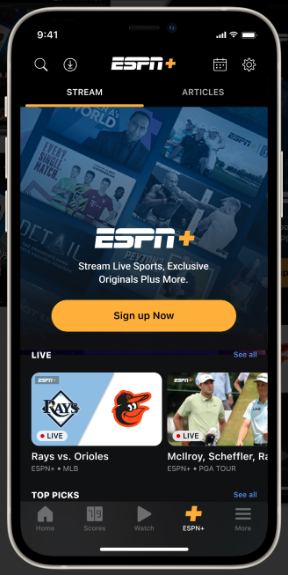 marcustennis's tweet photo. I've criticized in the past, but . . .
Huge #shoutout to @ESPN for the new options on ESPN+ for @usopen!

I really like, when switching to other courts, being able to choose "Watch LIVE", or "Start from Beginning" of the match. Bravo!
#ESPN #USOpen2025 https://t.co/xKnB0rrykb
