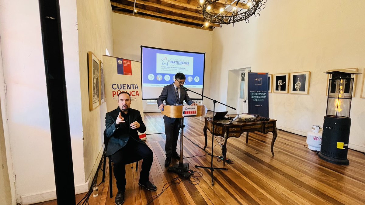 El Subsecretario de Justicia y DDHH,Ernesto Muñoz, el  Seremi de Justicia y DDHH, Eduardo Marchant  y el Director Regional de Gendarmería, Coronel Héctor Labrín, participaron en la Cuenta Pública de la Corporación de Asistencia Judicial, reafirmando el compromiso con la justicia.