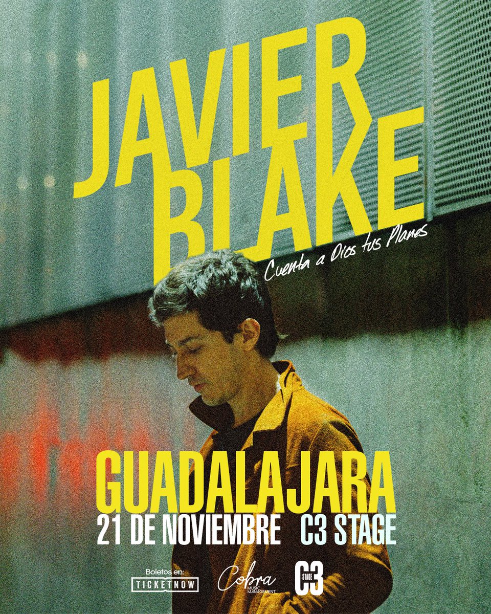 🚨 GUADALAJARA 🚨 
¡Tenemos una cita ese 21 de noviembre!

Compra tus boletos aquí  🎟️: eventos.ticketnowmexico.com/eventperforman…