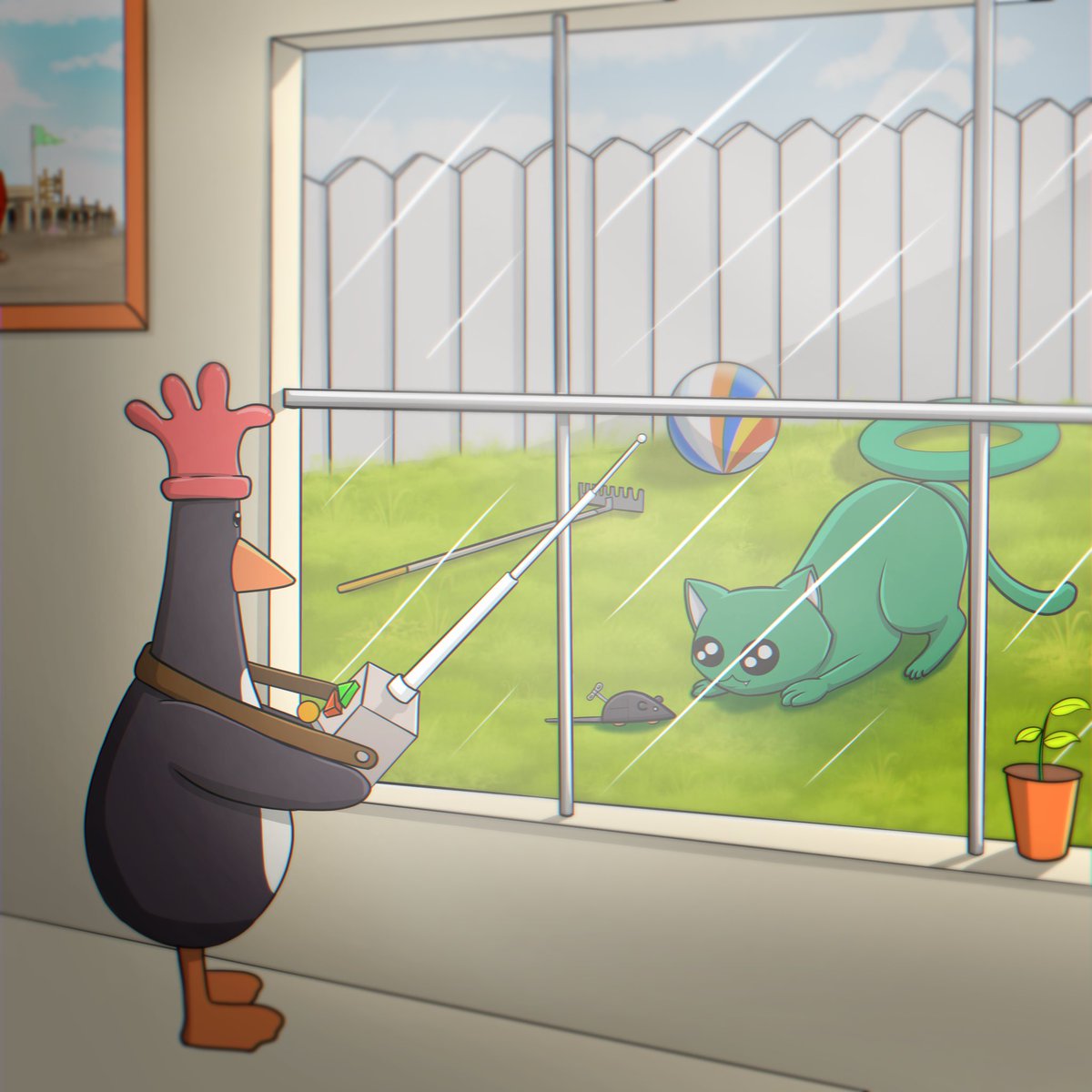 It’s too easy 🪶

A game of cat and mouse… or so <a href="/meowonabs/">Meow.</a> thinks 😉

The silly cat fell right into my trap, just as planned 🐔
