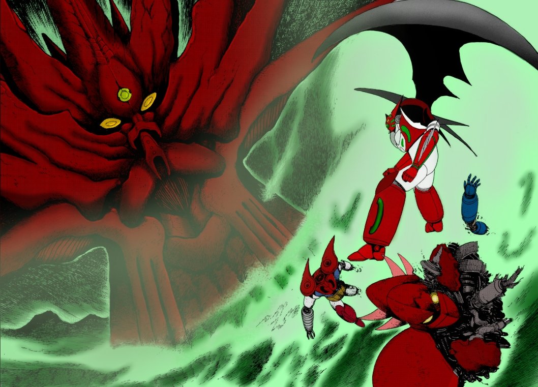 El futuro de la humanidad
Saint Dragon
#Getterrobo #mangaart  #coloring #Mecha