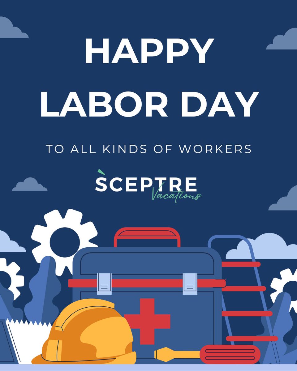 Happy Labor Day from Sceptre Vacations! 🎉 Your hard work deserves a getaway.... and we’ve got great news! Our sizzling summer offer just got extended! Use promo code SIZZLE26 by September 9th to save 10% on ALL bookings. Start planning your next adventure today!