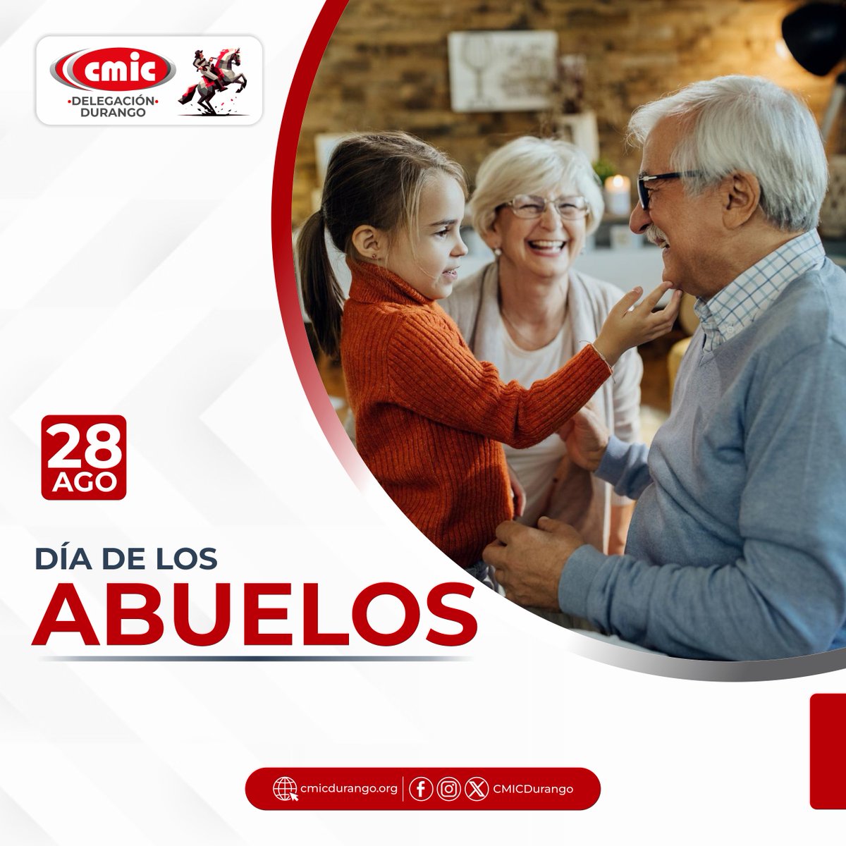 👵👴 Feliz Día de los Abuelos

Hoy celebramos a quienes con su amor, experiencia y sabiduría han dejado huella en nuestras vidas.

Especialmente felicitamos a nuestros afiliados que son abuelas y abuelos, quienes siguen construyendo día a día siendo ejemplo de fortaleza y cariño.
