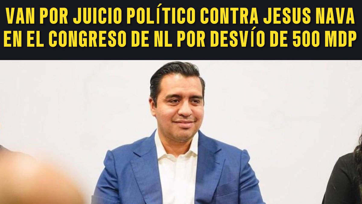César Cepeda (@cesarmty) on Twitter photo 🔴⚡️#ULTIMAHORA
La Auditoría de Nuevo León detectó un presunto desvío de 500 millones de pesos en la administración de Santa Catarina que encabeza el alcalde <a href="/JesusNavaNL/">Jesús Nava</a>.
💥El diputado del <a href="/PANNLMX/">PAN Nuevo León</a> , Miguel Ángel García Lechuga, dijo hoy que pedirá que el <a href="/CongresoNL/">Congreso Nuevo León</a> rechace la 🔴⚡️#ULTIMAHORA
La Auditoría de Nuevo León detectó un presunto desvío de 500 millones de pesos en la administración de Santa Catarina que encabeza el alcalde <a href="/JesusNavaNL/">Jesús Nava</a>.
💥El diputado del <a href="/PANNLMX/">PAN Nuevo León</a> , Miguel Ángel García Lechuga, dijo hoy que pedirá que el <a href="/CongresoNL/">Congreso Nuevo León</a> rechace la