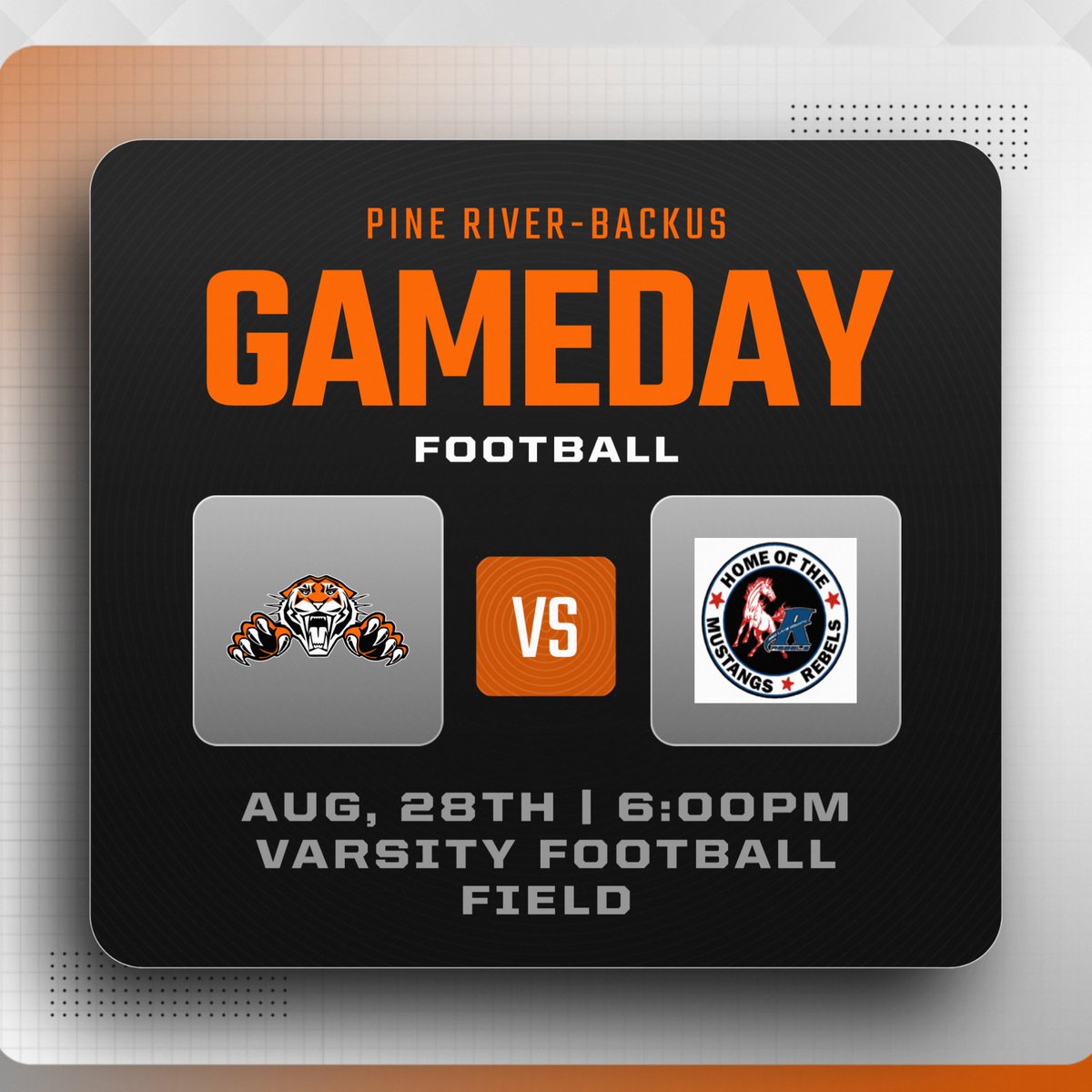 Pine River-Backus Tigers AD tweet media