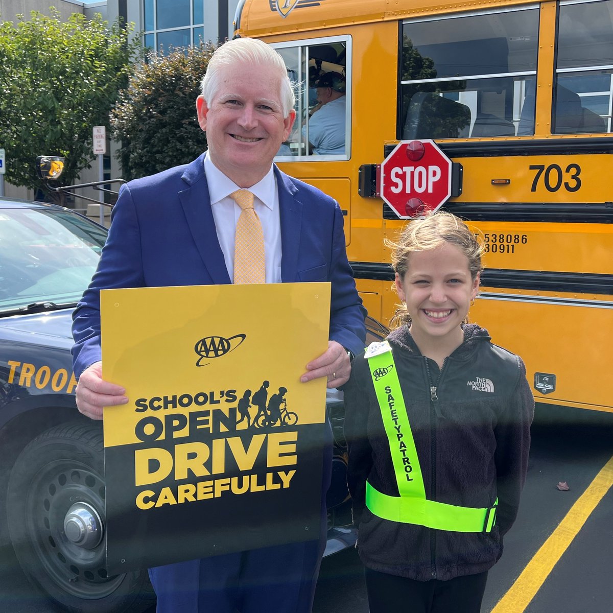School’s Open – Drive Carefully! That’s the message we shared in Buffalo today with our community partners. We’re so thankful for the support in amplifying this vital safety reminder. Please use caution as students head back to class! shorturl.at/frhRO

<a href="/nysdmv/">NYS DMV</a> <a href="/NYSGTSC/">GTSC</a>