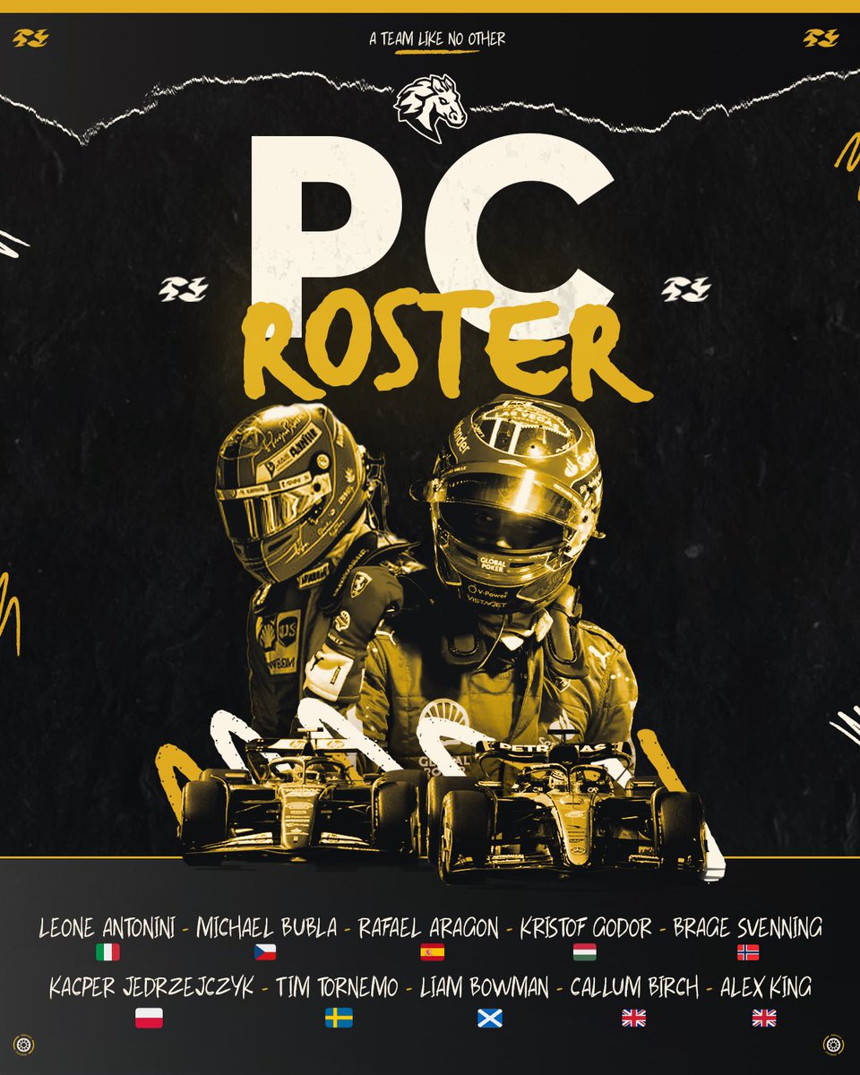 🟡PC Roster reveal🟡

We are thrilled to announce our PC roster to all of you and we are also looking forward to showing everyone what we as team are capable of🔥.