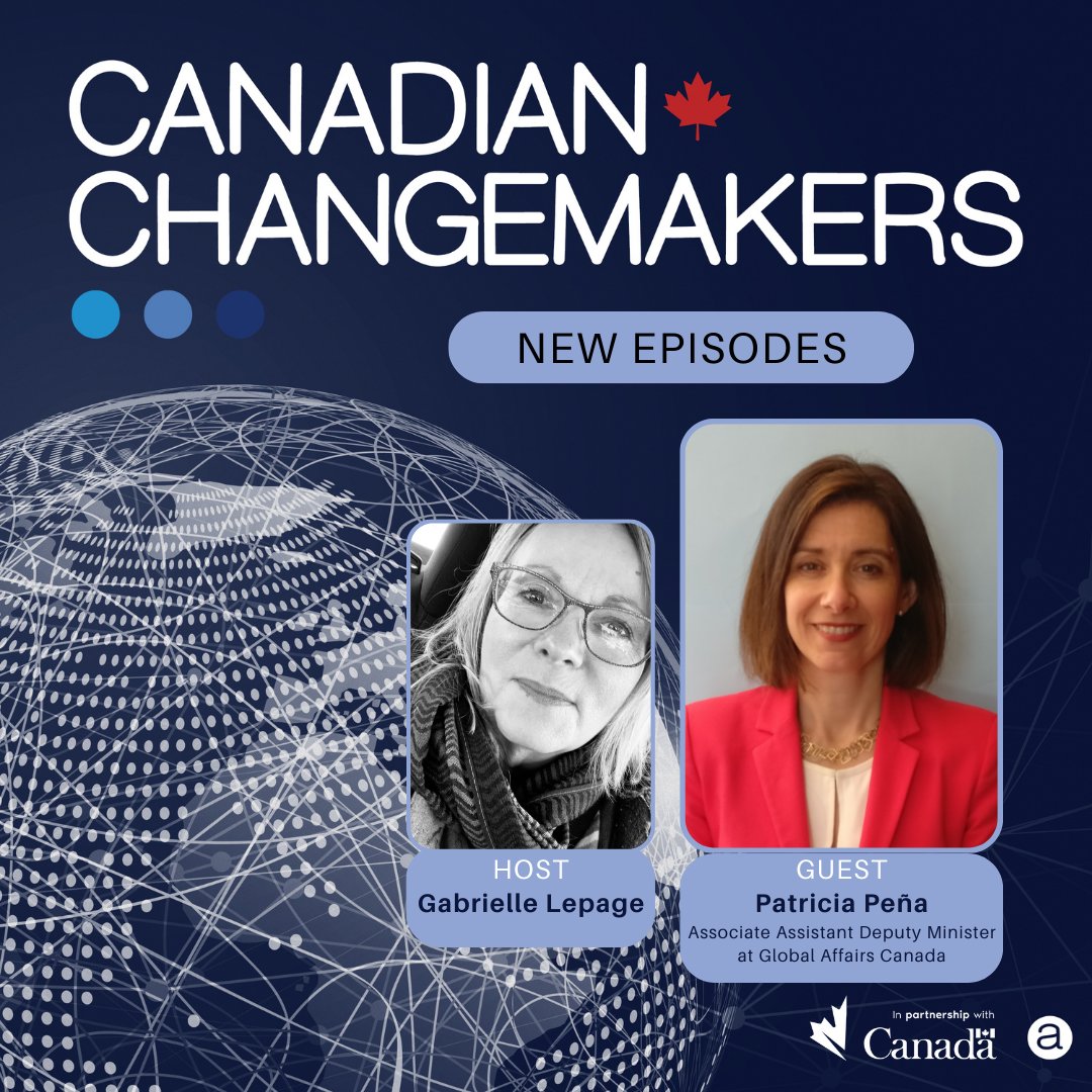 #Podcast 🎙️ | How is #Canada showing leadership in development, diplomacy, and trade on the world stage? In this episode, Patricia Peña from <a href="/Canadadev/">Development Canada</a>, shares her perspective on Canada’s evolving global role—through initiatives like TAP-EDM. <a href="/Canadadev/">Development Canada</a>
 tap-pat.ca/canadian-chang…