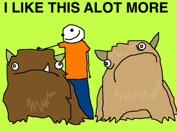 shamatte_bot's tweet photo. $Alot is unlimited.        

Originated on April 13, 2010，                  

The Alot is a fictional mammalian creature with brown fur.                           
The creature was inspired by the common grammatical error writing the phrase "a lot" as "alot".                           
The $Alot will be worth a lot .   

https://t.co/8dEEq9VWLd 
https://t.co/dZWpCIk3rt