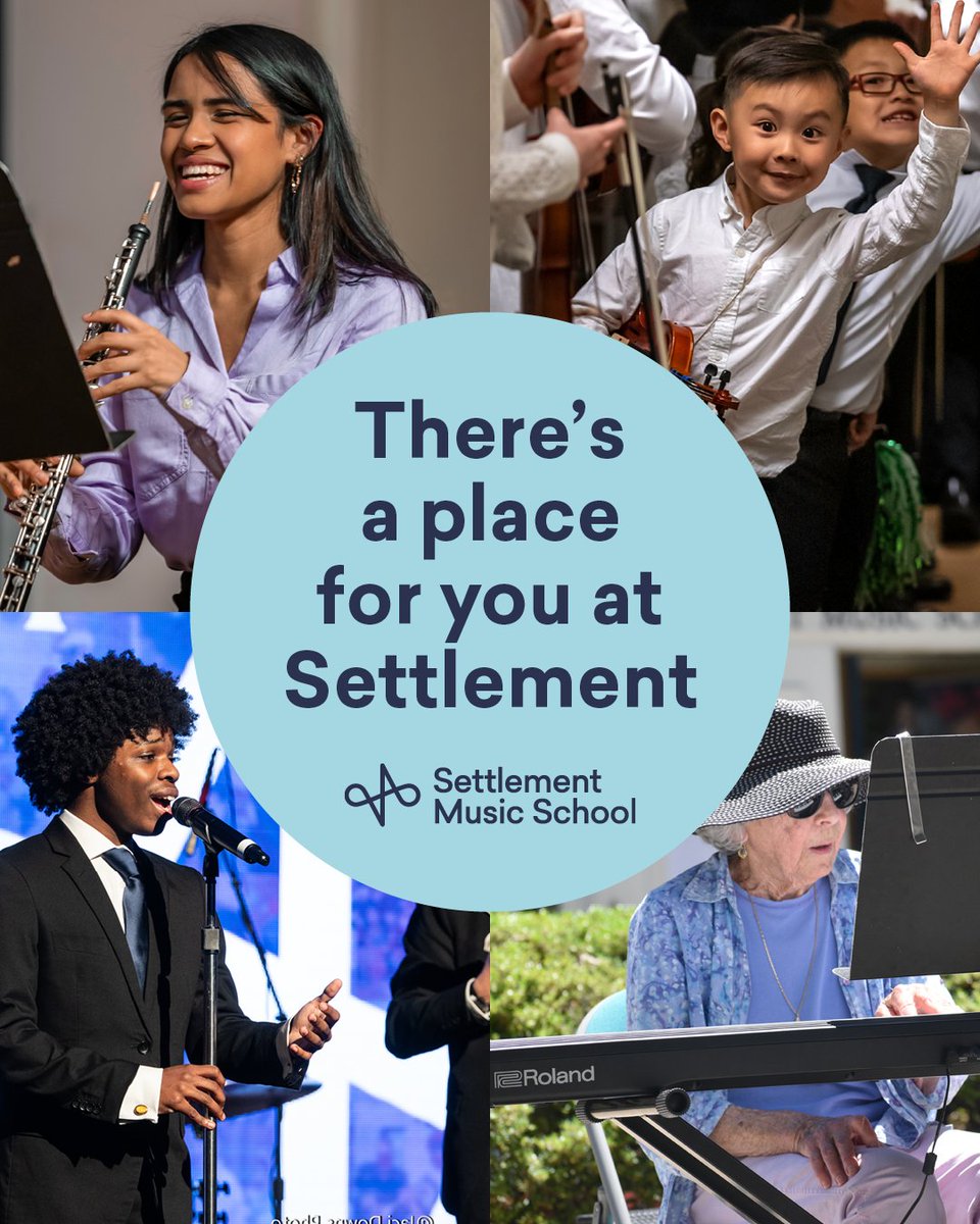 𝗧𝗵𝗲𝗿𝗲'𝘀 𝗮 𝗽𝗹𝗮𝗰𝗲 𝗳𝗼𝗿 𝘆𝗼𝘂 𝗮𝘁 𝗦𝗲𝘁𝘁𝗹𝗲𝗺𝗲𝗻𝘁!

Schedule a registration appointment today: settlementmusic.org/schedule-an-ap…