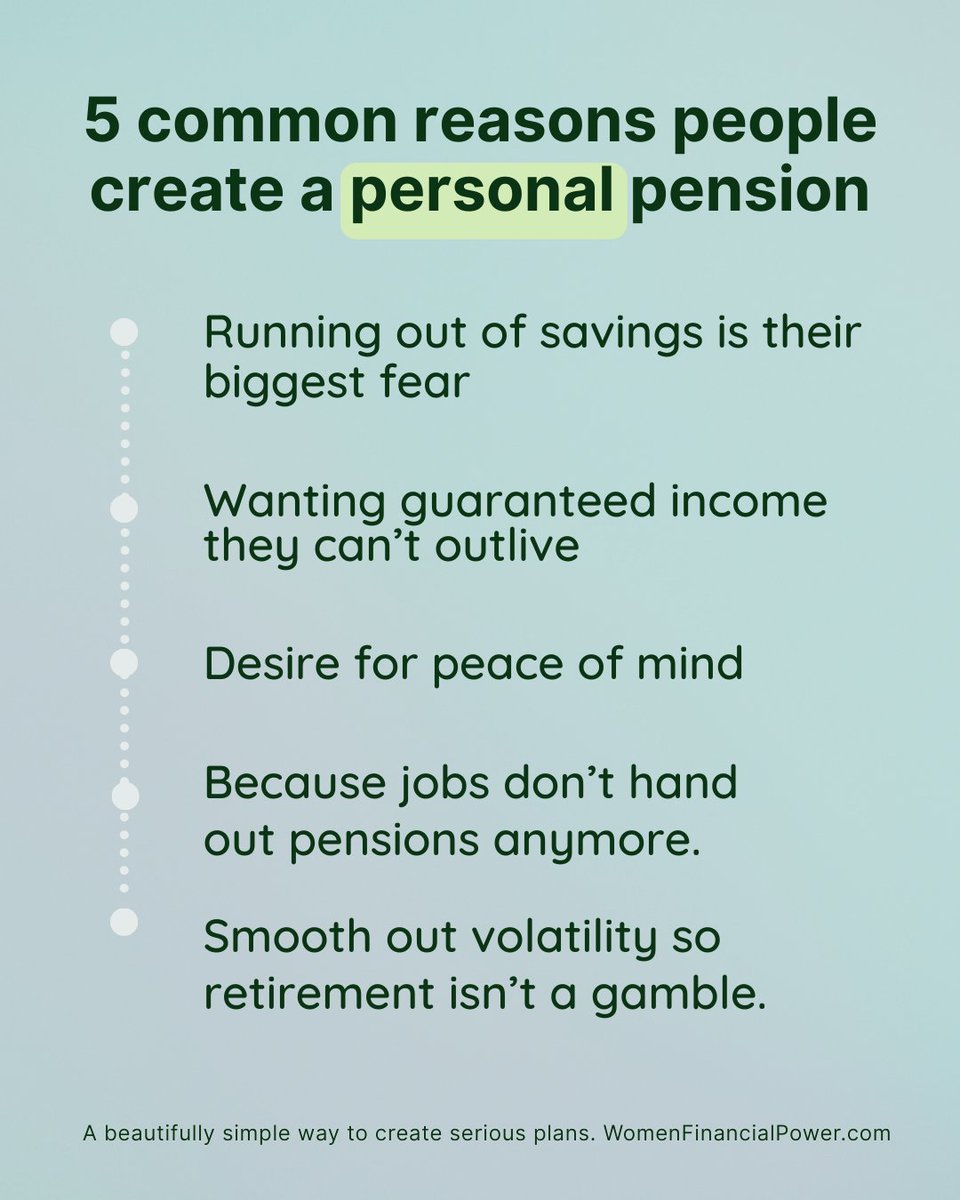 Build financial confidence with a personal pension designed around 𝙮𝙤𝙪𝙧 income and long-term goals.
Through Women Financial Power, you’ll get the guidance and clarity you need.  🤝

Tap the link to start a free assessment: longevity.womenfinancialpower.com/longevity