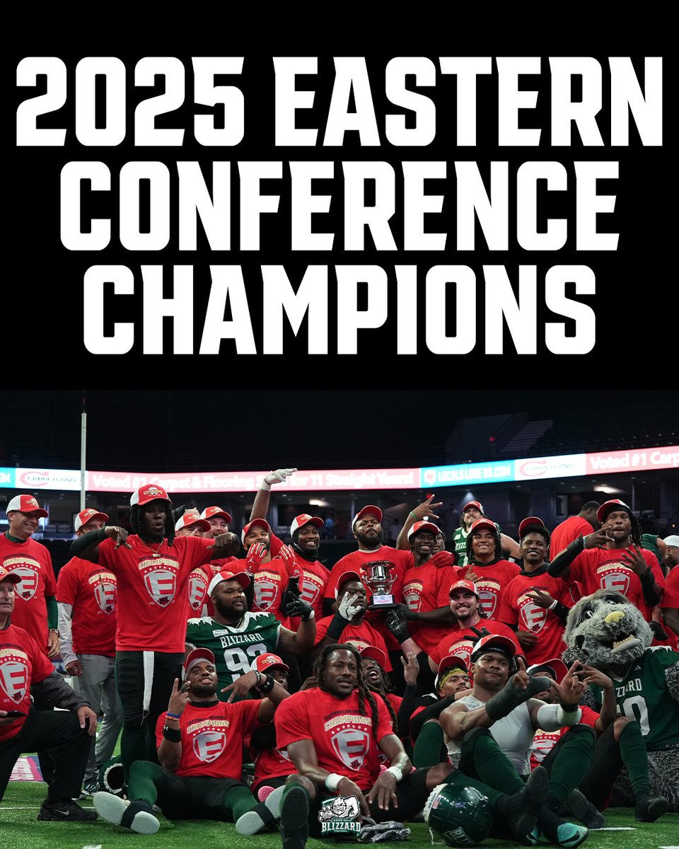 Another unforgettable and historic season for the Green Bay Blizzard. Let's keep it up going into 2026!
#GoBlizz