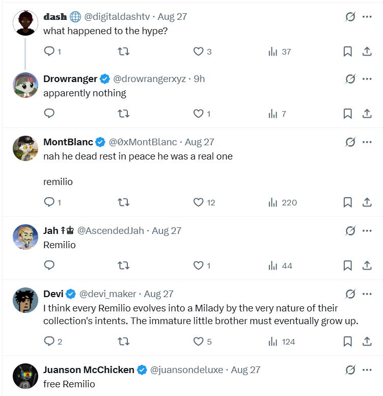 $REMILIO tweet media