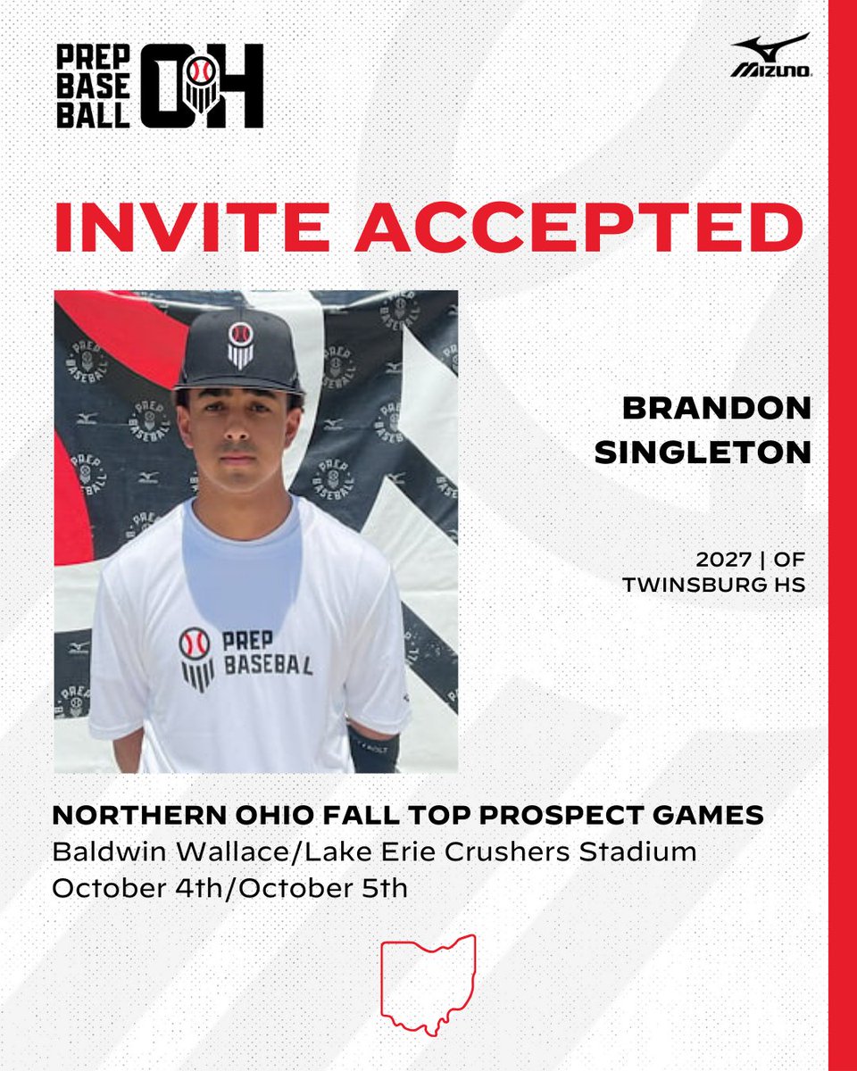 Prep Baseball Ohio (@prepbaseballoh) on Twitter photo 𝗡𝗼𝗿𝘁𝗵𝗲𝗿𝗻 𝗢𝗵𝗶𝗼 𝗙𝗮𝗹𝗹 𝗧𝗼𝗽 𝗣𝗿𝗼𝘀𝗽𝗲𝗰𝘁 𝗚𝗮𝗺𝗲𝘀
2027 Brandon Singleton is locked in 🔒
📝 Register Below:
🔗 loom.ly/SQih5ZI
#BeSeen <a href="/Brandon1Single/">Brandon Singleton</a> 𝗡𝗼𝗿𝘁𝗵𝗲𝗿𝗻 𝗢𝗵𝗶𝗼 𝗙𝗮𝗹𝗹 𝗧𝗼𝗽 𝗣𝗿𝗼𝘀𝗽𝗲𝗰𝘁 𝗚𝗮𝗺𝗲𝘀
2027 Brandon Singleton is locked in 🔒
📝 Register Below:
🔗 loom.ly/SQih5ZI
#BeSeen <a href="/Brandon1Single/">Brandon Singleton</a>