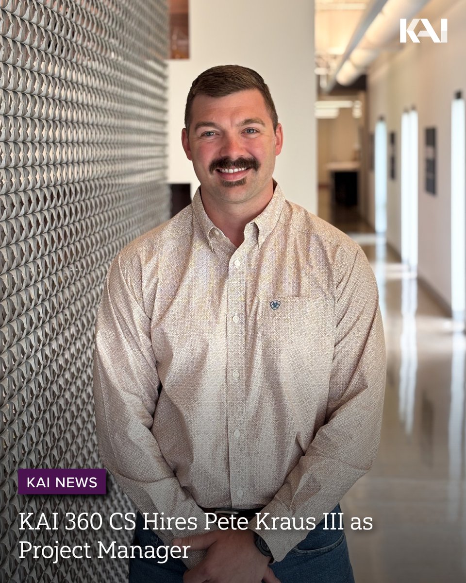 KAI is ecstatic to announce the addition of Pete Kraus III as a Project Manager to our 360 CS team!

Learn more about Pete and his impressive track record at the link below!

kai-db.com/kai-360-cs-hir…

#TransformingCommunities #ConstructionServices #STL #NewHire