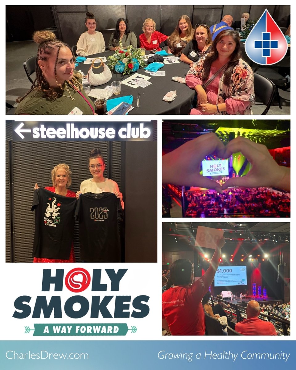 Still feeling the love from Heart Ministry Center's 20th Annual Holy Smokes Fundraiser! 💙 A night filled with music, BBQ, and community impact at Steelhouse Omaha. We’re proud to stand with partners building a healthier, stronger Omaha together.