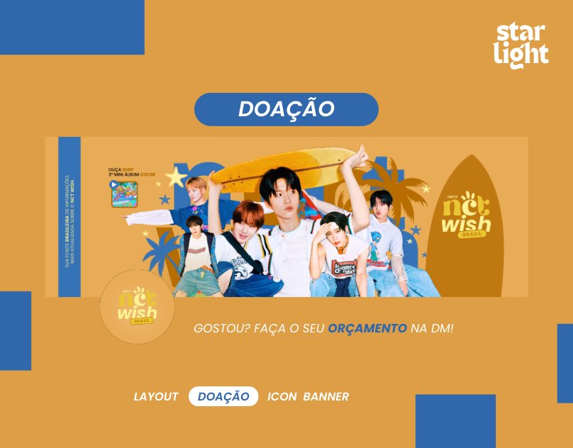 starlightdsgn_'s tweet photo. ✦ DOAÇÃO [LAYOUT]

— Icon e Header do #NCTWISH 

Para mudanças, me consulte na DM!

© Starlight Design https://t.co/Z7t373xAT6