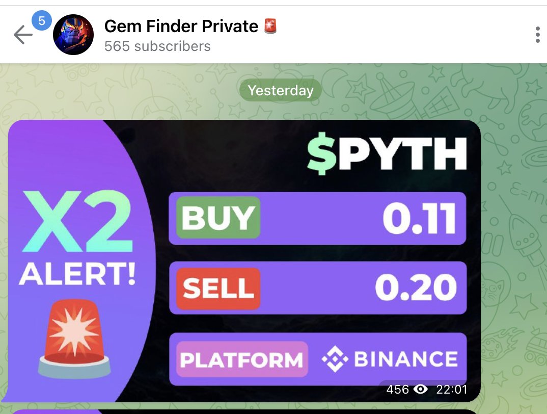 gemfindermm's tweet image. $PYTH signal successfully hit the target! Entry at $0.11 → Exit at $0.20 🔥

#PYTH #PYTHUSDT #Binance