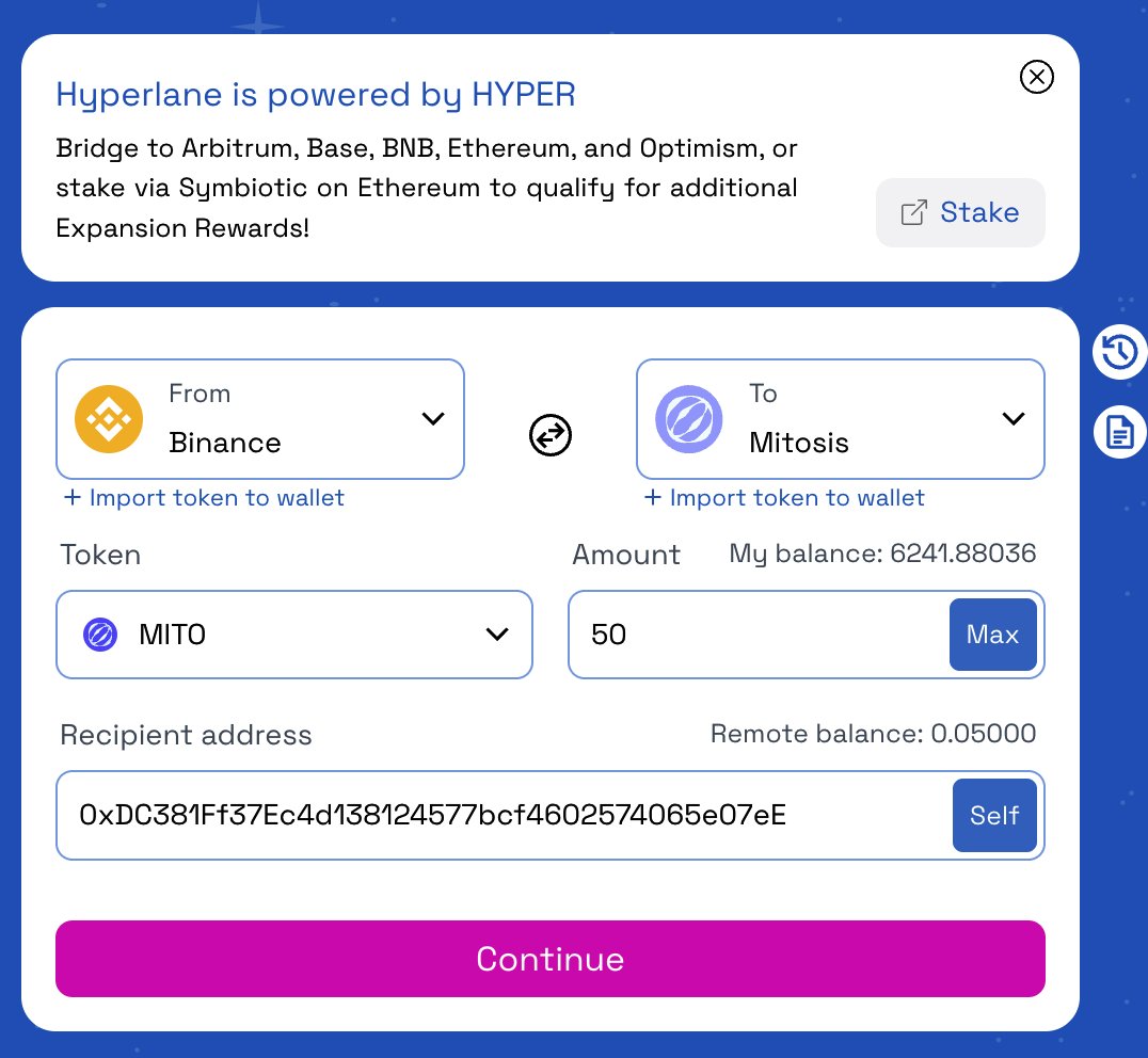 tobific's tweet photo. How to claim & trade/sell $MITO:

- go to https://t.co/yzNASYUIf5
- swap some BNB to MITO for gas

- go to https://t.co/xOLfSTteCa
- Bridge MITO from BSC to Mitosis L1

- go to https://t.co/2zWG3CKnVR
- connect & add chain
- claim your $MITO or $tMITO

if you got MITO:
- bridge back to BSC to sell/trade

if you got tMITO (like me):
- wait till staking or swap goes live on L1

I'll wait for now
But you do what you gotta do 🫡