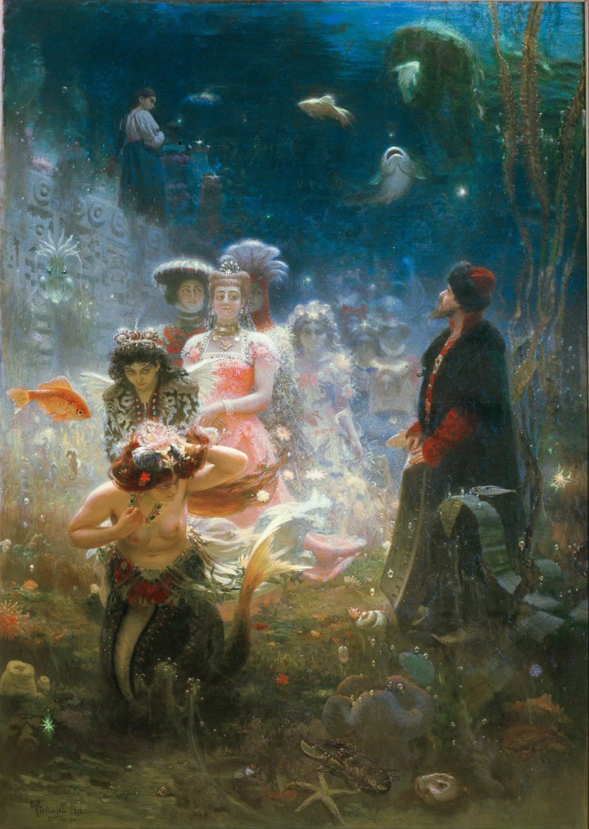 Sadko in the Underwater Kingdom, by Ilya Repin (1876)