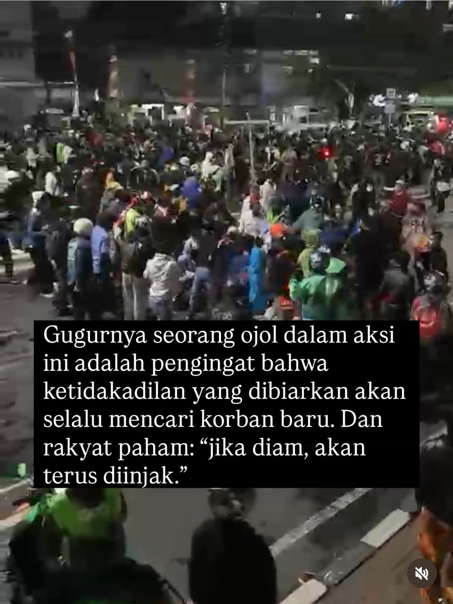 Bukan sekadar demo yang memakan korban