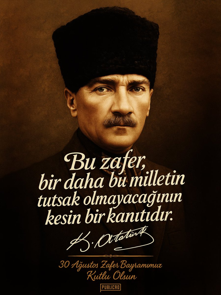 30 Ağustos Zafer Bayramımız Kutlu Olsun! 🇹🇷❤️ #zaferbayramımızkutluolsun