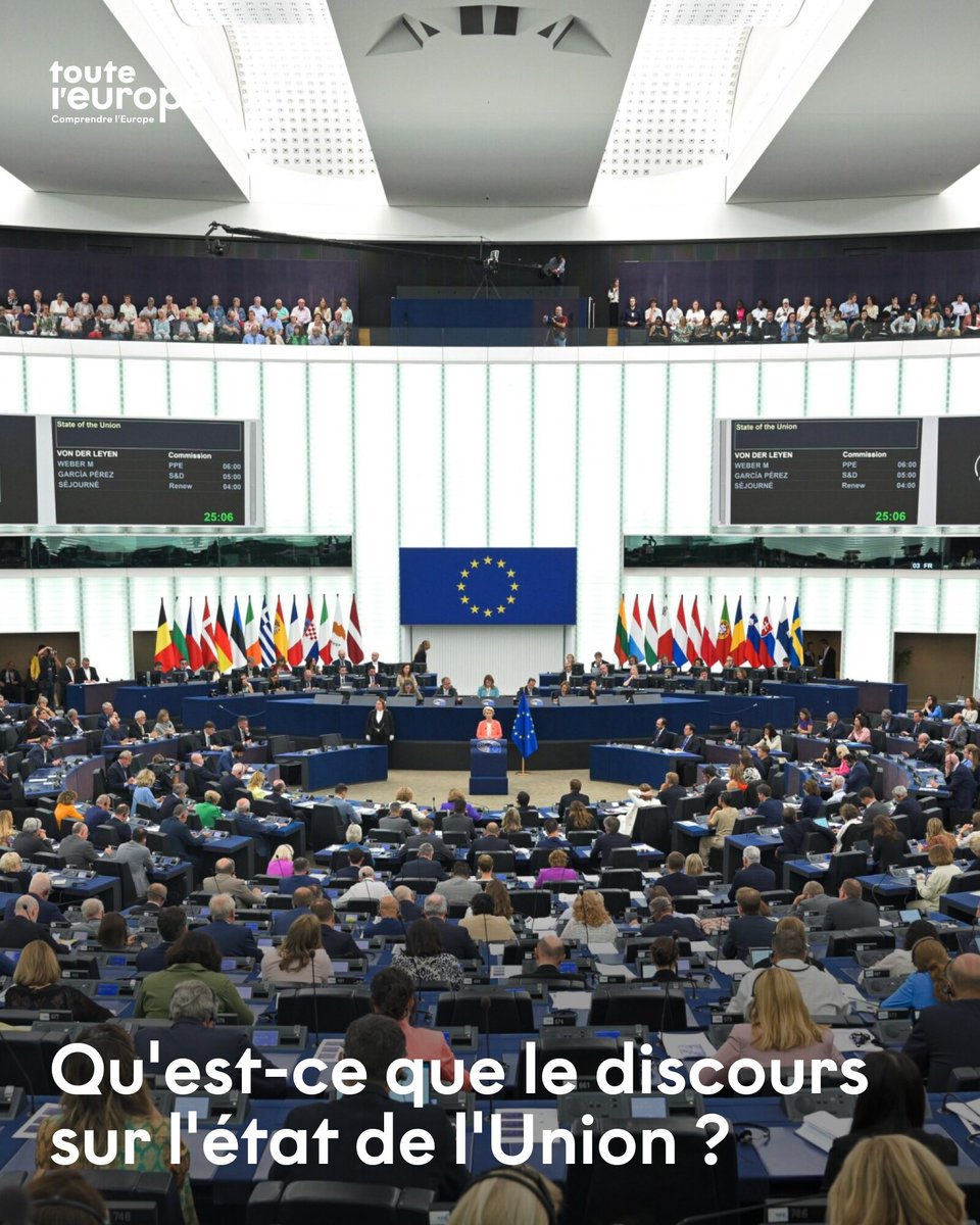Qu'est-ce que le discours sur l'état de l'Union ?
➡️ l.touteleurope.eu/r06