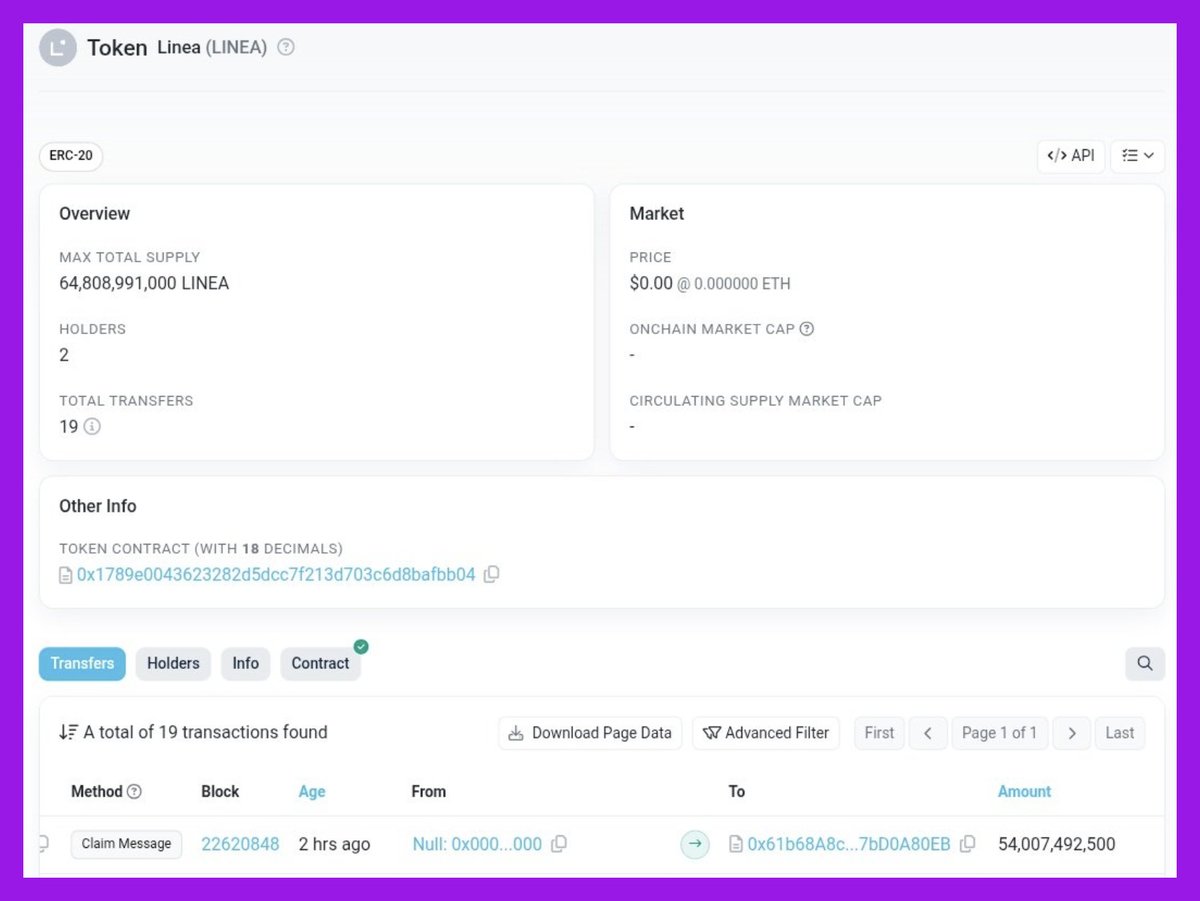 🚨 Probably somETHing on <a href="/LineaBuild/">Linea.eth</a>...

TGE flywheel = ACTIVATED ⚙️
Checker + Airdrop = SOON™

All the Lineans who’ve been waiting for months…
it’s time to start touching yourselves 😏🚀