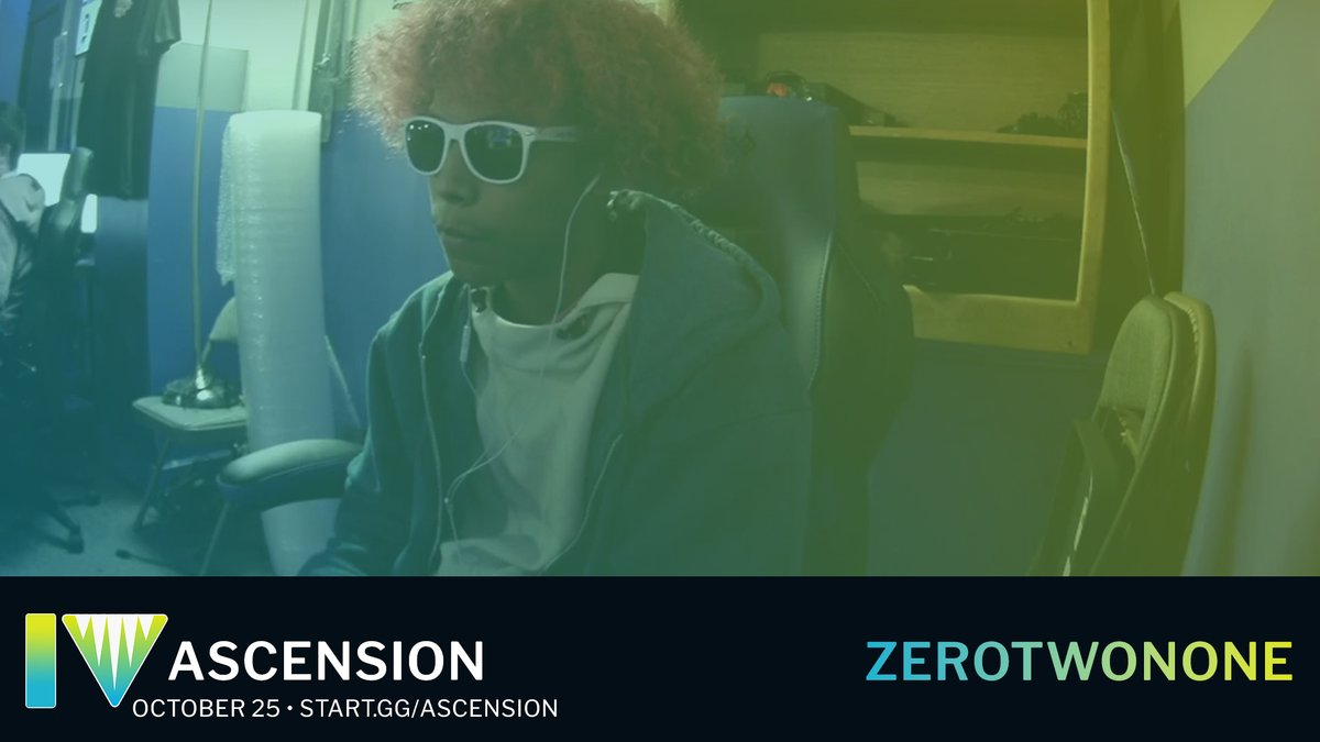 We're excited to welcome our first special guest for Ascension IV!

Ranked #1 in New York and recently ranked 95th on the LumiRank Summer rankings, ZeroTwoNone will be joining us on October 25th!

Early-bird registration end this Monday, September 1st!

start.gg/Ascension