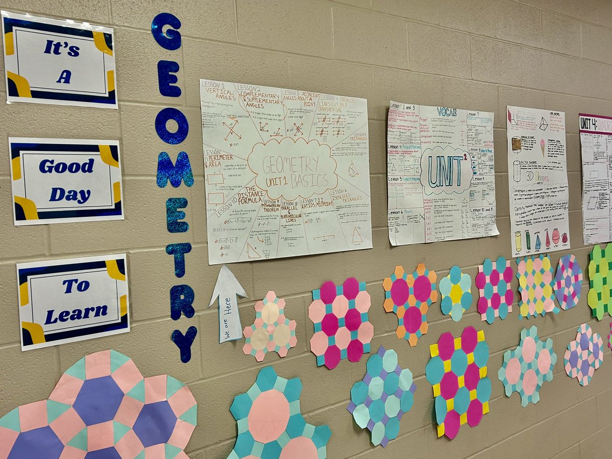 MrGriffisSHS's tweet photo. Geometry class is doing a fantastic job mapping out their journey to success—one point, line, and angle at a time! 🗺️✨

Proud of all our SHS scholars putting math to work in meaningful ways! 👏
#GeometryGoals #CriticalThinking #Collaboration #MathMatters #goRockets https://t.co/Qc5x0LBOXT
