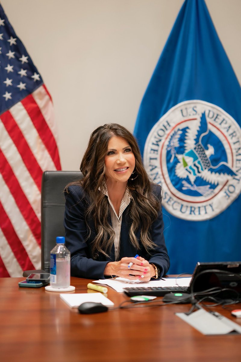 Sec_Noem's tweet image. In Texas and New Mexico, DHS has shown what federal disaster response can and should be: state-led, federally supported, and locally executed. 

We just wrapped our third FEMA Review Council meeting where I was joined by governors and leaders in emergency management to report on…