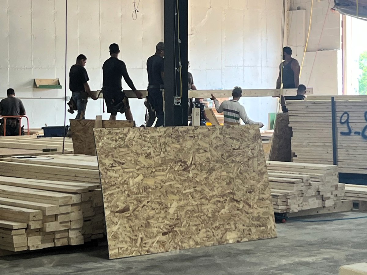 SenMikeMoore's tweet photo. It was so interesting visiting Integrity Modular Design &amp; Construction this week to learn more about how their prefabricated and modular construction process can help Central Massachusetts tackle its housing crisis. https://t.co/kFIJQQyPYZ