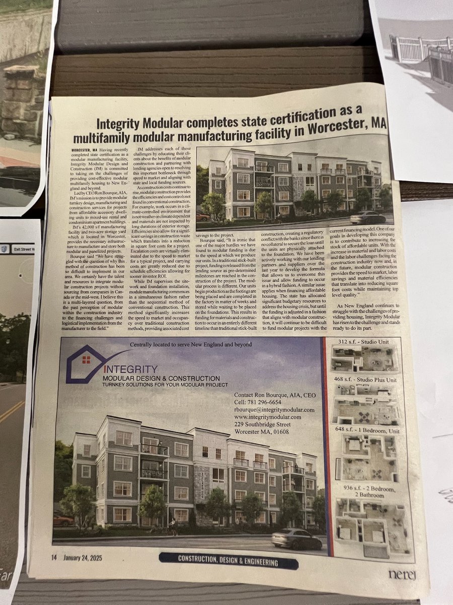 SenMikeMoore's tweet photo. It was so interesting visiting Integrity Modular Design &amp; Construction this week to learn more about how their prefabricated and modular construction process can help Central Massachusetts tackle its housing crisis. https://t.co/kFIJQQyPYZ