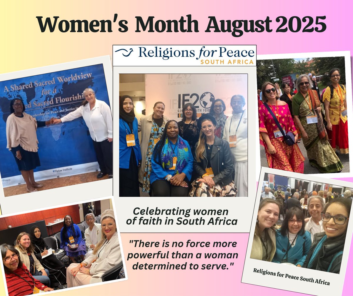 For Women’s Month of August, we honor Women of Faith — their strength, courage, and wisdom. We celebrate those living their devotion in action, uplifting and serving communities with love and unwavering grace. <a href="/religions4peace/">Religions for Peace</a> <a href="/CMerylene/">merylene chitharai</a>