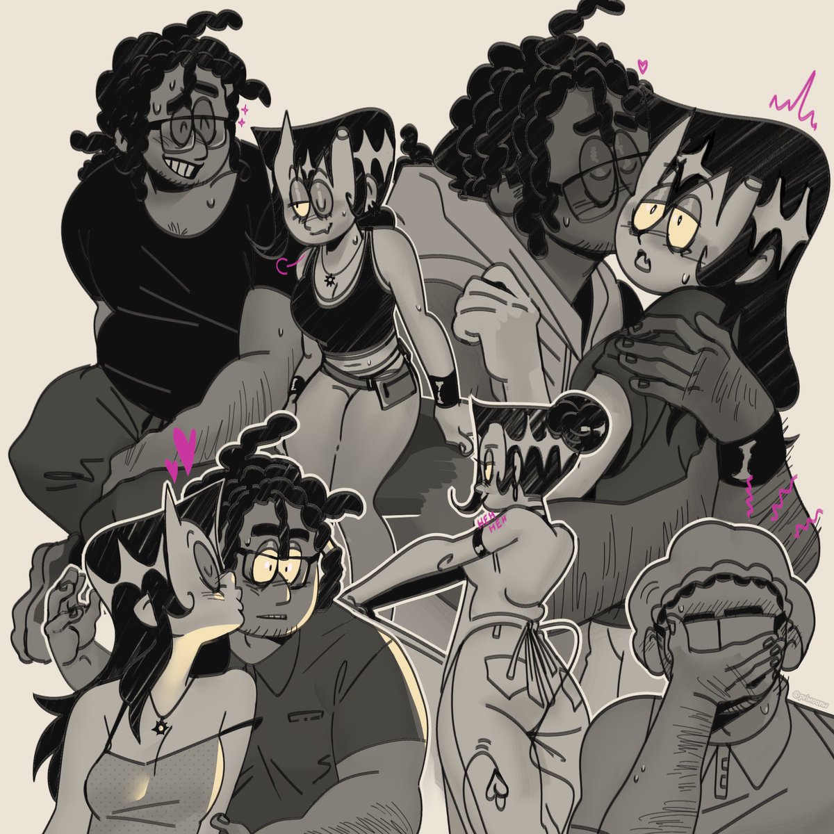 repost de sketchs da Silla e do Gui num estilo de teste