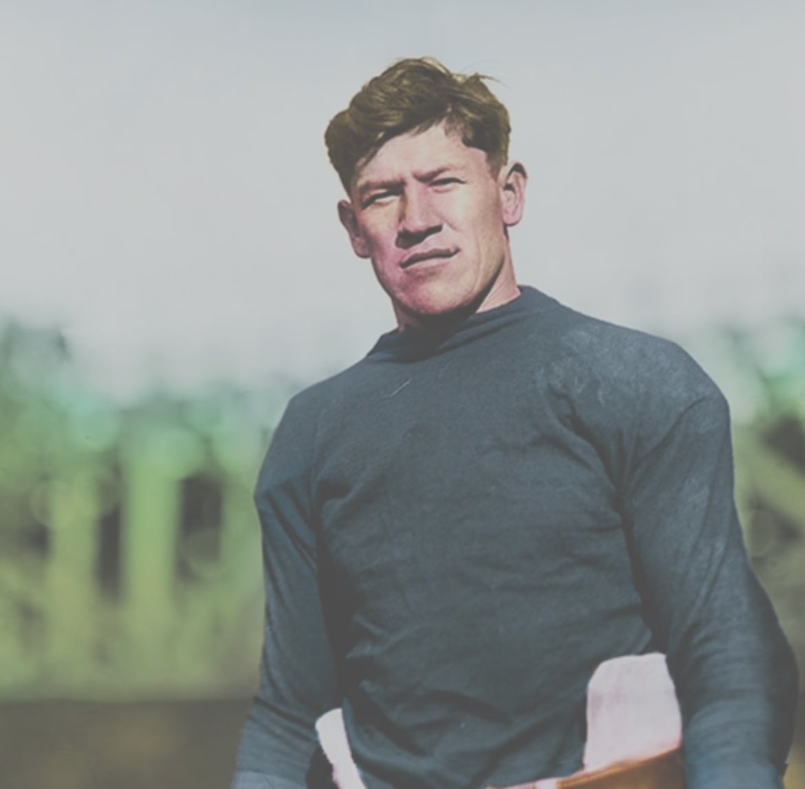 nut_history's tweet photo. Jim Thorpe, the first Native American to win a gold medal in the United States. On the morning of his decathlon event, his running shoes were stolen. Using two mismatched shoes (including one taken from the garbage), he won the gold. https://t.co/q8bOA6tn3g