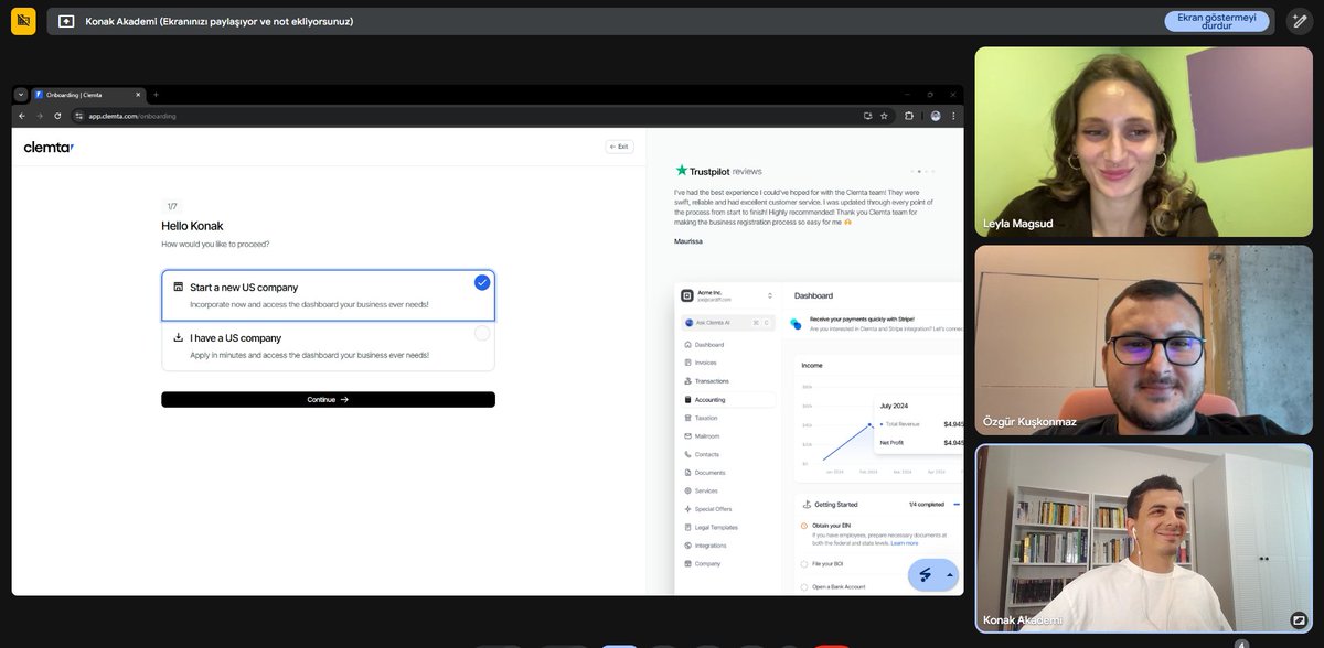 Amerika'da şirket kurdum.

Son gelişmelerden sonra bir çok kişi gibi benim için de zorunlu hale gelmişti. Bu süreçte Clemta ile ilerlemeye karar verdim.

Şimdi kısaca sürecin nasıl olduğunu ve işbirliğimiz sayesinde nasıl indirim alacağımızı gösterelim: +