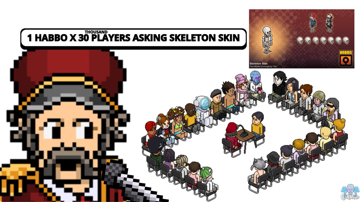 🚨🔥 THE COMMUNITY WANTS: SKELETON SKIN NFT 🔥🚨

<a href="/Habbo/">Habbo</a>, get ready: there’s only 1 month left until Habboween, and the entire community is talking about just one thing…

👻💀 SKELETON SKIN NFT NOW! 💀👻

The design by <a href="/Teschietto96/">Tes 🎨🖌️</a> is one of the most requested in the history of