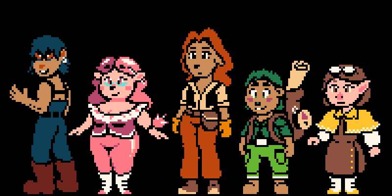 so currently im cursed to spend 2+ years making a new game about my oc's so i can make u like them