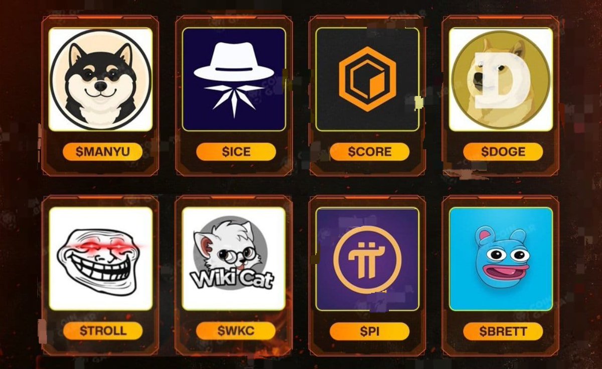 Crypto_Bullsss's tweet image. Guys Which One is The Best Coin to Buy Right Now ? 🤔

$MANYU
$ICE
$CORE
$DOGE
$TROLL
$WKC
$PI
$BRETT

👇 Any Other 🎯