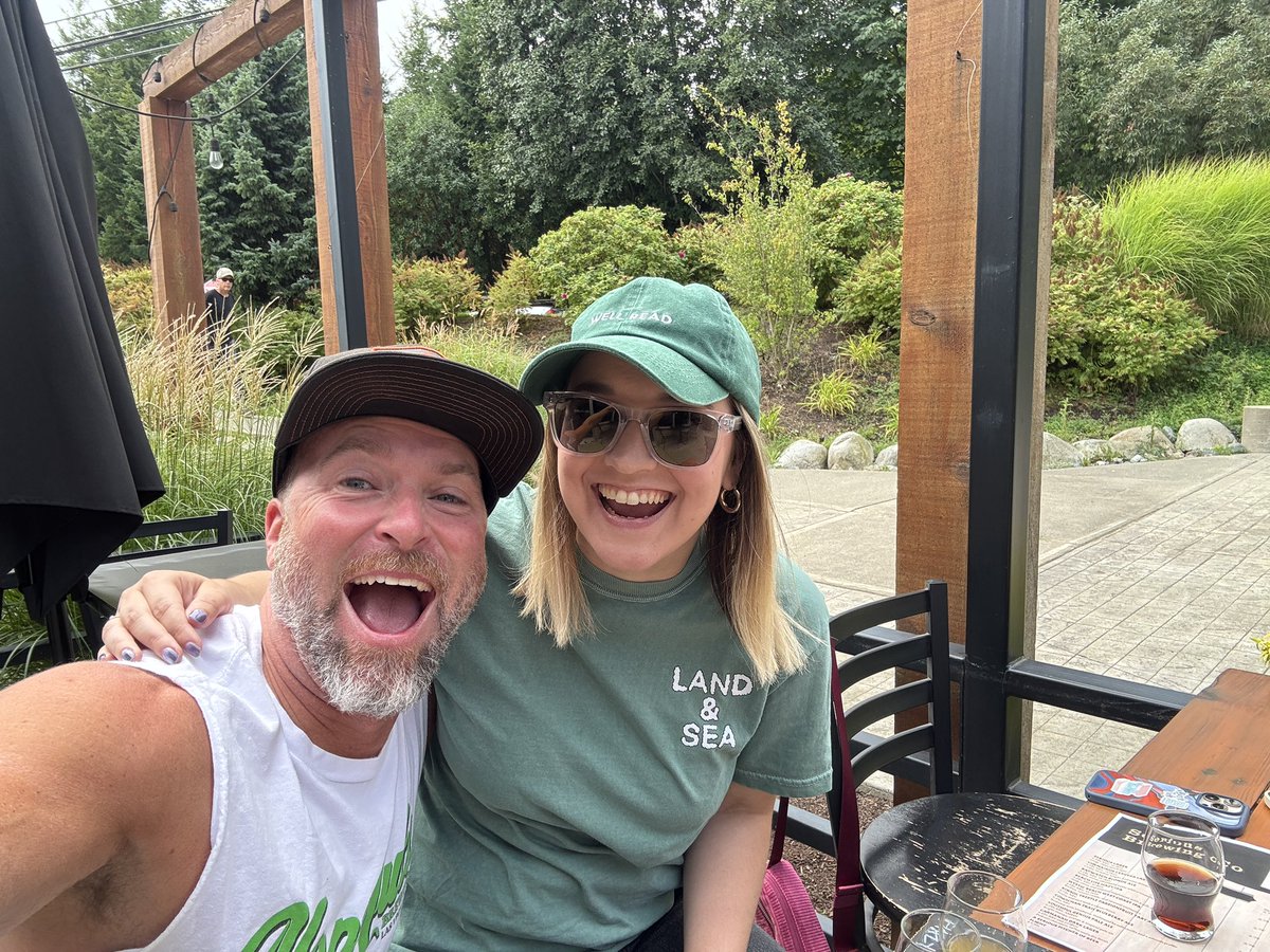 Brewstop #69 on the #QuestToBreak95 of #brewquest2025 was the highly anticipated #seriousbrewingco in #chemainus ,our pal @beerddbrewer has been working hard to get this bad boy of beverages ready for launch and it did not disappoint 🍻we also ran into the infamous #thathoppygirl