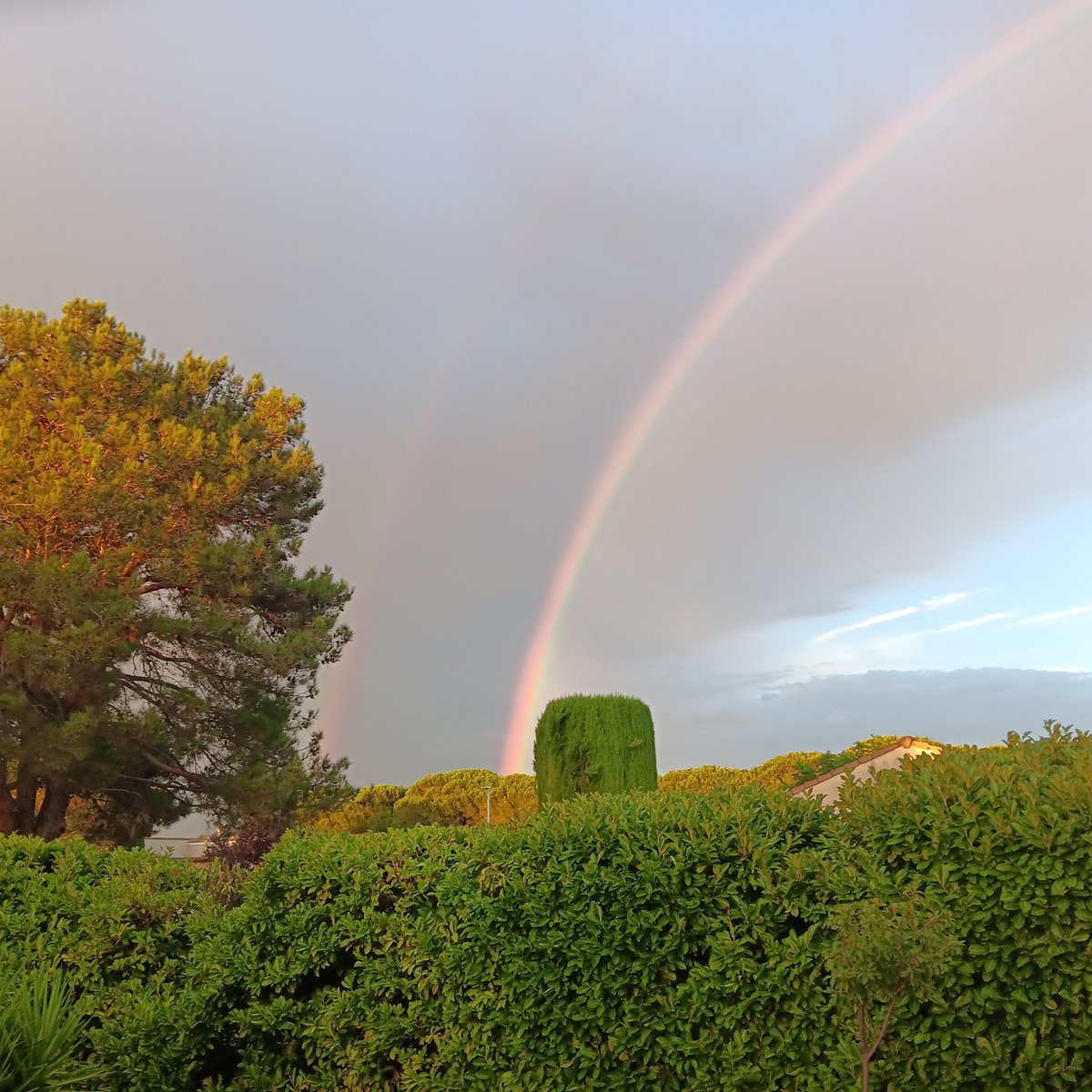 ben_picstloup's tweet image. 24h avant la 1e victoire pailladine à la Mosson depuis le 17 janvier, un arc en ciel apparaît.
Coïncidence ? 
Hasard ?
@MontpellierHSC le ciel a parlé.
Il est temps.
(Tu sais le mec qui sait plus quoi invoquer😁)
#MHSCASC