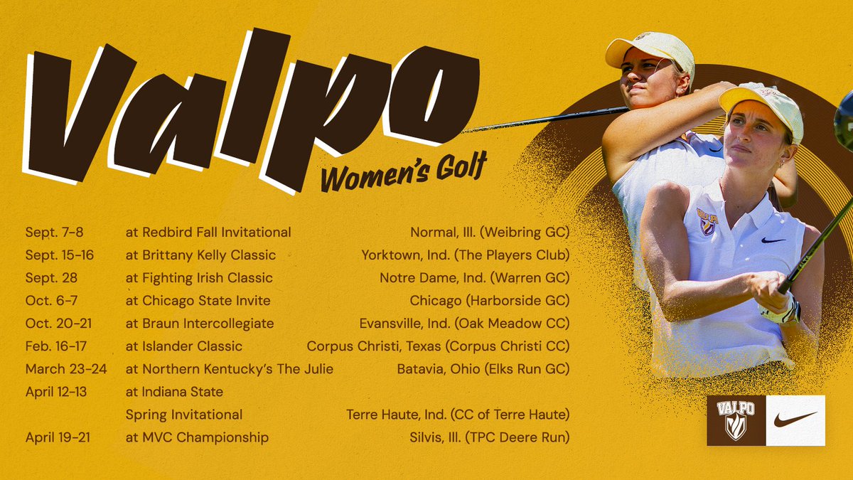 ⛳ It's almost time for <a href="/ValpoWG/">Valpo Women's Golf</a> to tee off the 2025-2026 season! #GoValpo 

📝➡️ valpoathletics.com/news/2025/8/28… 

🗓️⬇️