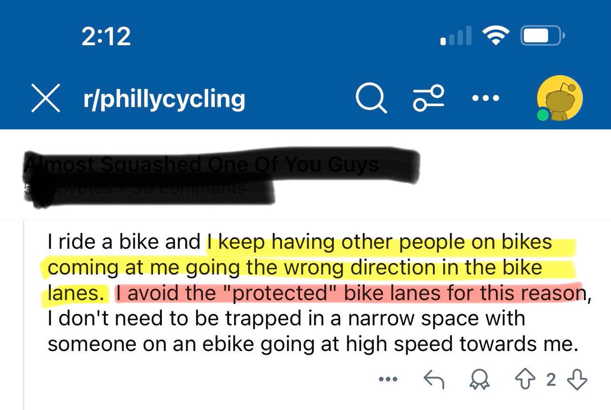 FriendsofPineandSpruce (@fpinespruce) on Twitter photo Not all PHL bicyclists have a herd mentality that blindly screams for unproven bike lane concrete barricades. Some realize the dangers it creates for them!👇 The city has not studied these dangers - or much else
<a href="/PhillyMayor/">Mayor Cherelle L. Parker</a> <a href="/CouncilmemberKJ/">Kenyatta Johnson</a> <a href="/marksquilla/">Mark Squilla</a> <a href="/ThielAdam/">Adam K. Thiel</a> <a href="/PhillyOTIS/">Office of Transportation & Infrastructure Systems</a> Not all PHL bicyclists have a herd mentality that blindly screams for unproven bike lane concrete barricades. Some realize the dangers it creates for them!👇 The city has not studied these dangers - or much else
<a href="/PhillyMayor/">Mayor Cherelle L. Parker</a> <a href="/CouncilmemberKJ/">Kenyatta Johnson</a> <a href="/marksquilla/">Mark Squilla</a> <a href="/ThielAdam/">Adam K. Thiel</a> <a href="/PhillyOTIS/">Office of Transportation & Infrastructure Systems</a>