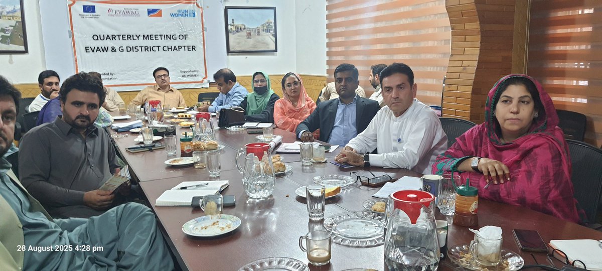 ایوا جی کی کوارٹرلی میٹنگ آج ترقی فاؤنڈیشن کے دفتر میں منعقد ہوئی، میزبانی علاالدین خلجی نے کی۔ اجلاس میں 2025-2030 پلاننگ اور TORs کو فائنل کیا گیا۔