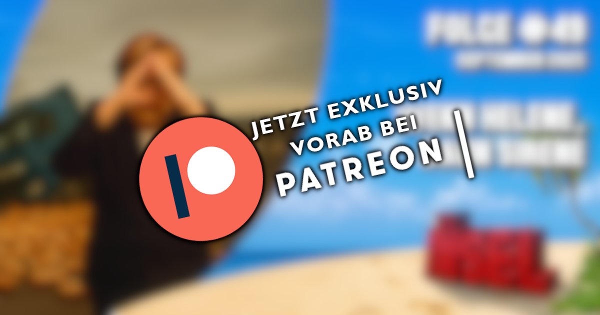 Jetzt exklusiv im voraus bei Patreon:
Die Insel - Folge #49 | Wenn Helene, dann Sirene
(Reguläre Veröffentlichung: 1. September 2025)

Audio-Podcast: patreon.com/posts/137573263
Video-Aufnahme: patreon.com/posts/137555998
Linktree: linktr.ee/inselpodcast