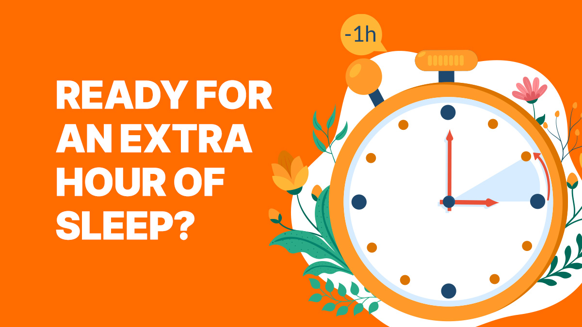 📢 Daylight Saving Time ends this weekend! Remember to set your clocks back one hour before going to bed Saturday night. Enjoy the extra hour of rest — and the cozy fall evenings ahead. 🍁🕰️ 
 
#FallBack #DaylightSavingTime #autumnvibes #staycozy