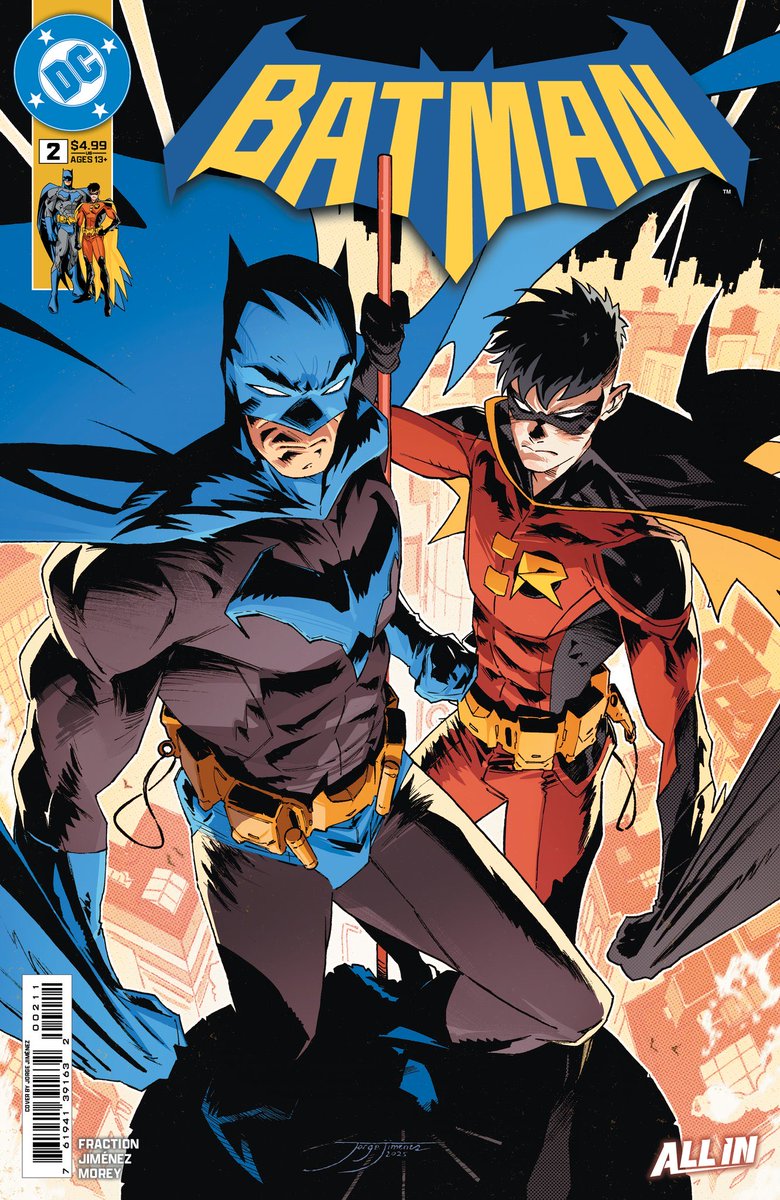 Boom! Issue #2 has a special corner box! :) This time with Tim teaming up with Batman. Here are the trade dress cover!  Hope you like it, friends! Now available to pre-order in your local comic shop!! 🔥🙌🦇🔥#batman #2 #robin #mattfraction
